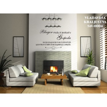 Stenska nalepka - Blagor možu, ki je stavil v Gospoda svoje zaupanje